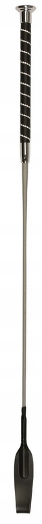 Bat skokowy kryształki srebrny 65 cm Covalliero