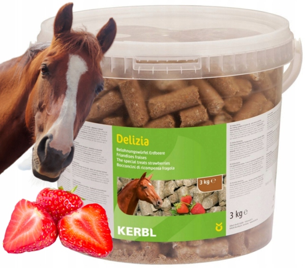 Cukierki dla konia marchew Kerbl Delizia 3 kg - obrazek 3