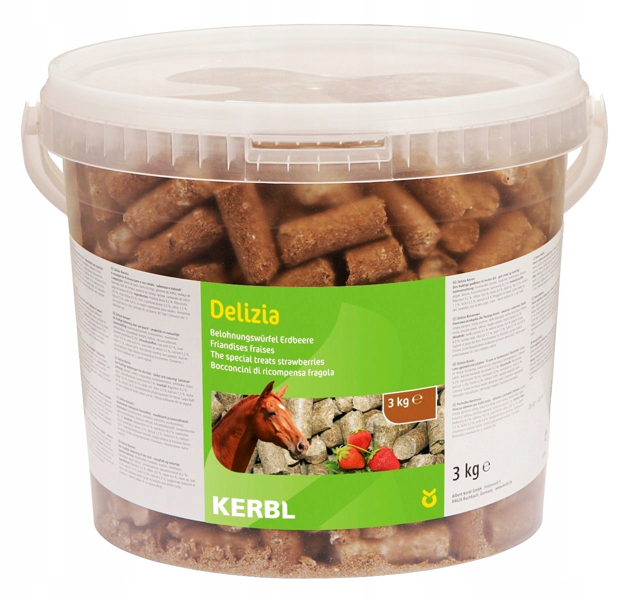 Cukierki dla konia marchew Kerbl Delizia 3 kg - obrazek 2