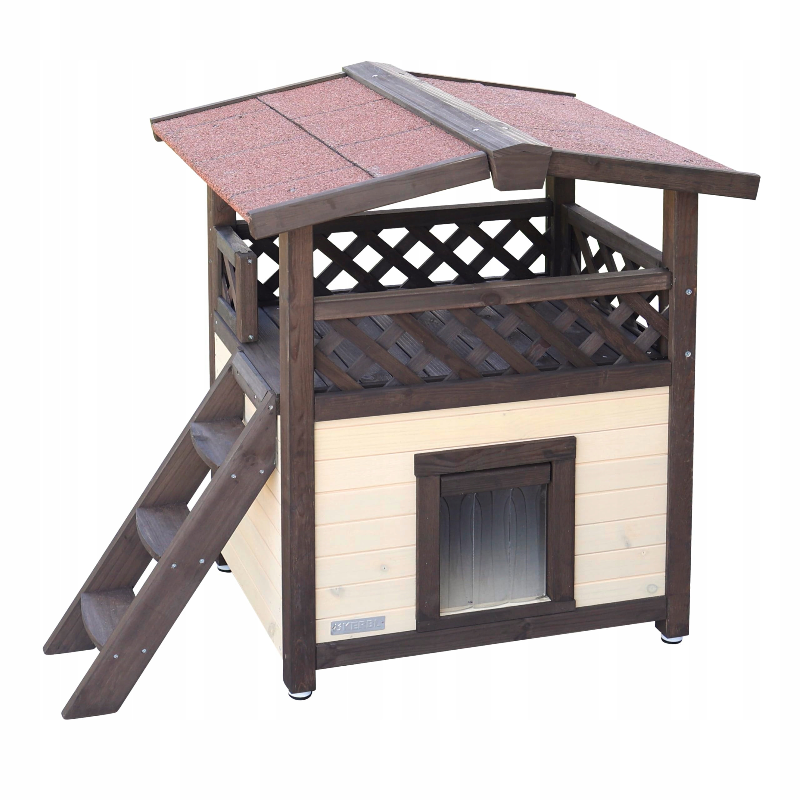 Kerbl 81529 domek dla kotów, 4 pory roku, Deluxe, - obrazek 3