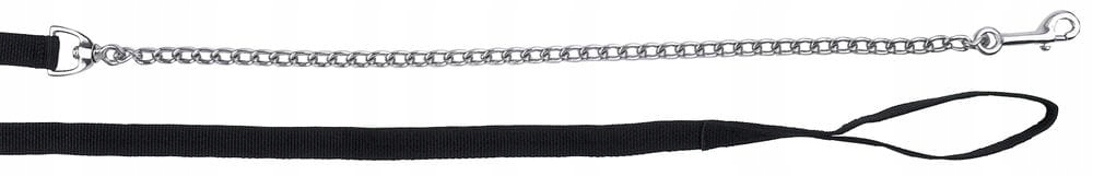 Uwiąz z łańcuszkiem prezenterka Covalliero czarny 250 cm 3 (full) - obrazek 3